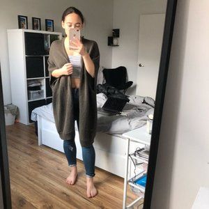 Community Ionic Cape oversized, knitted cardigan from Aritzia